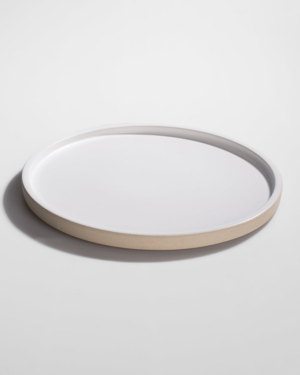 Handgemachtes Keramik Geschirr weiß matt