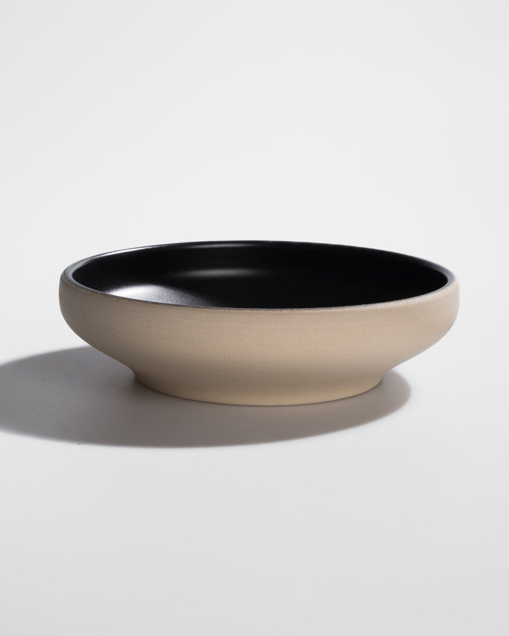 Handgemachtes Keramik Geschirr schwarz matt