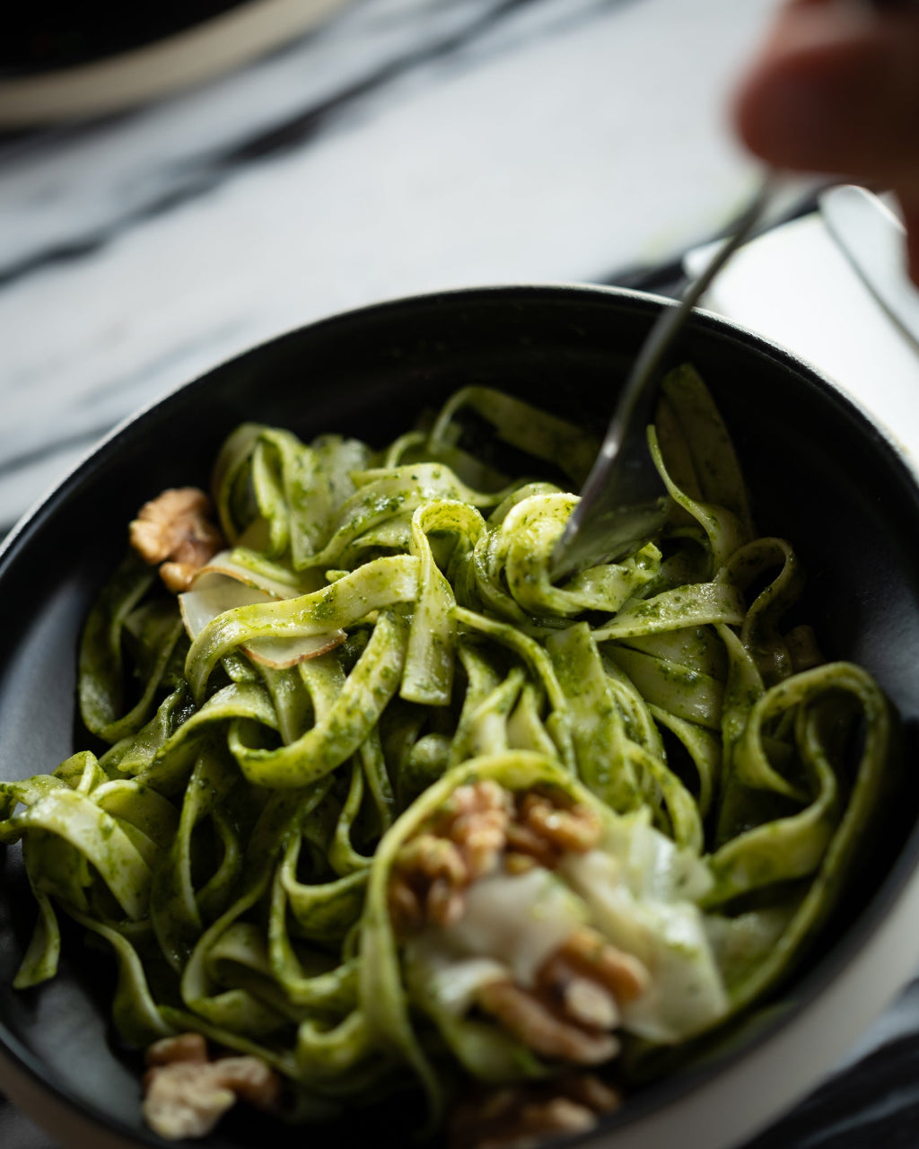 Handgemachtes Keramik Geschirr schwarz matt