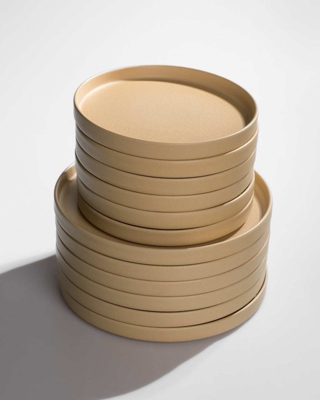 Handgemachtes Keramik Geschirrset Sand