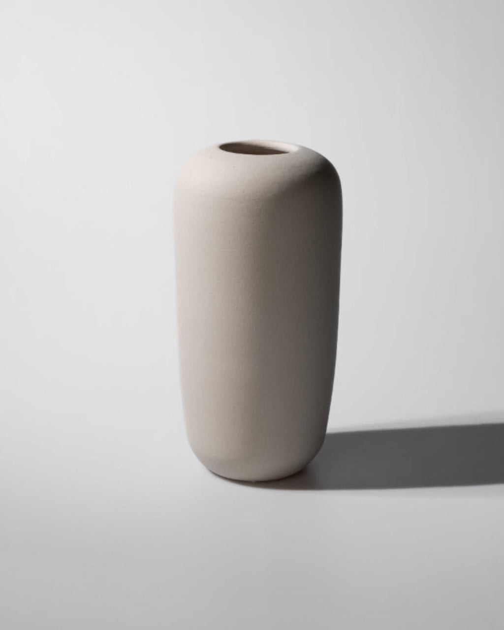 Handgemachte Keramik Vase beige