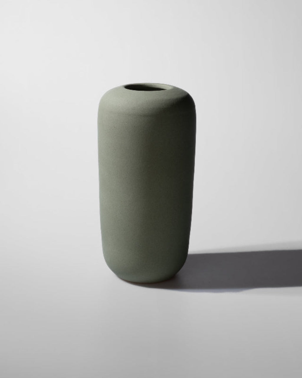 Handgemachte Keramik Vase grün