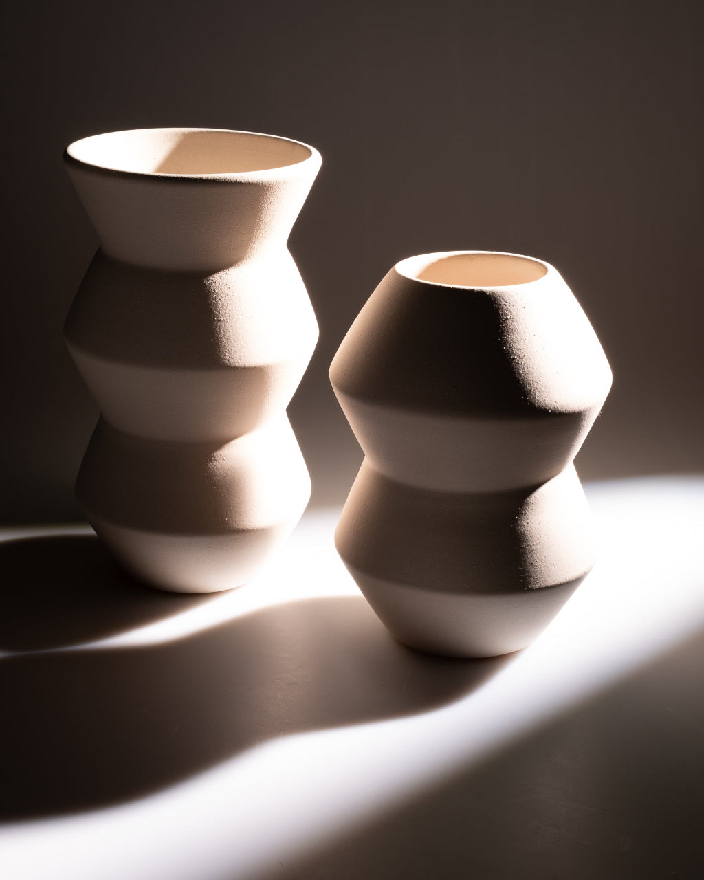 Design Keramik Vase beige