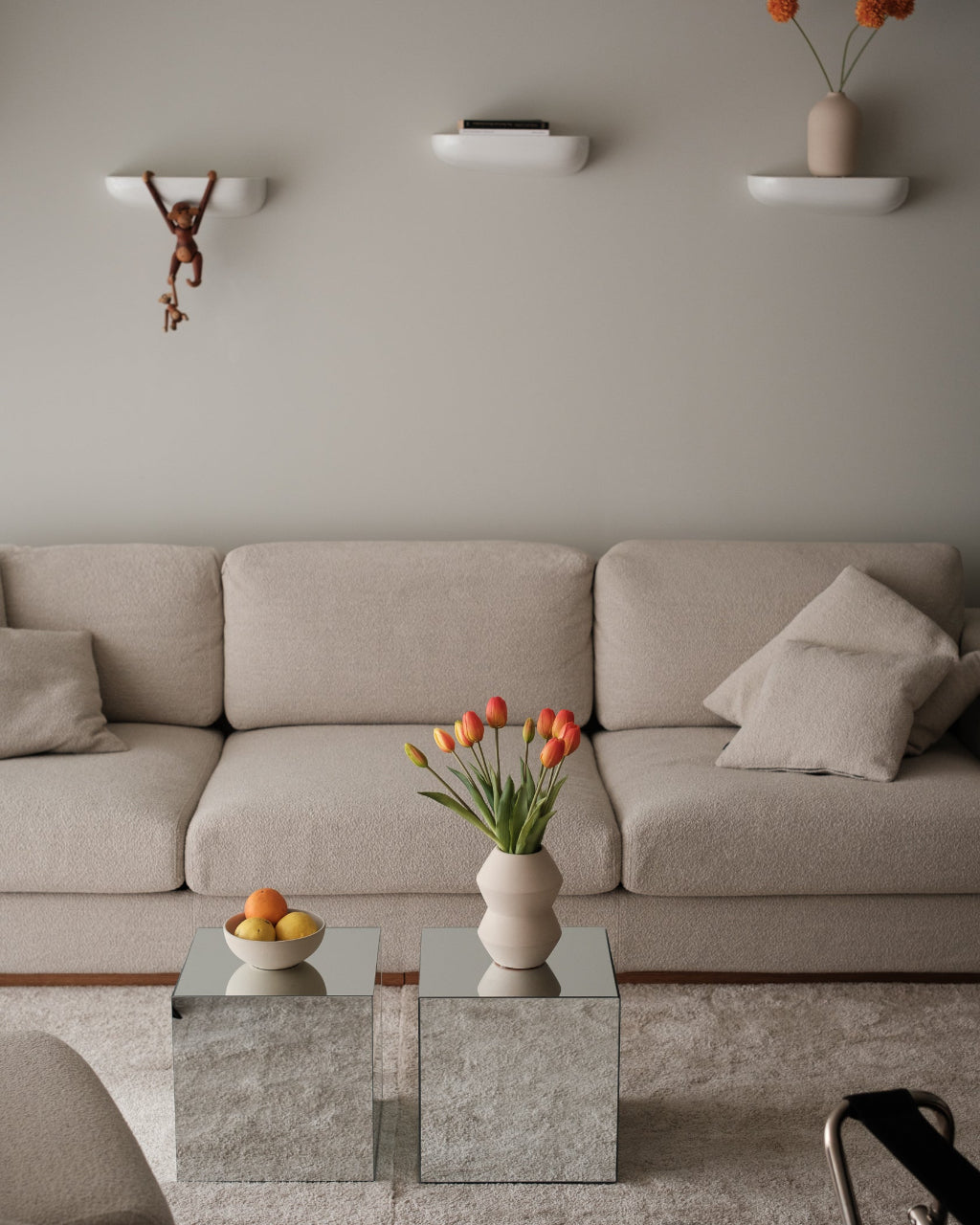 Design Keramik Vase beige