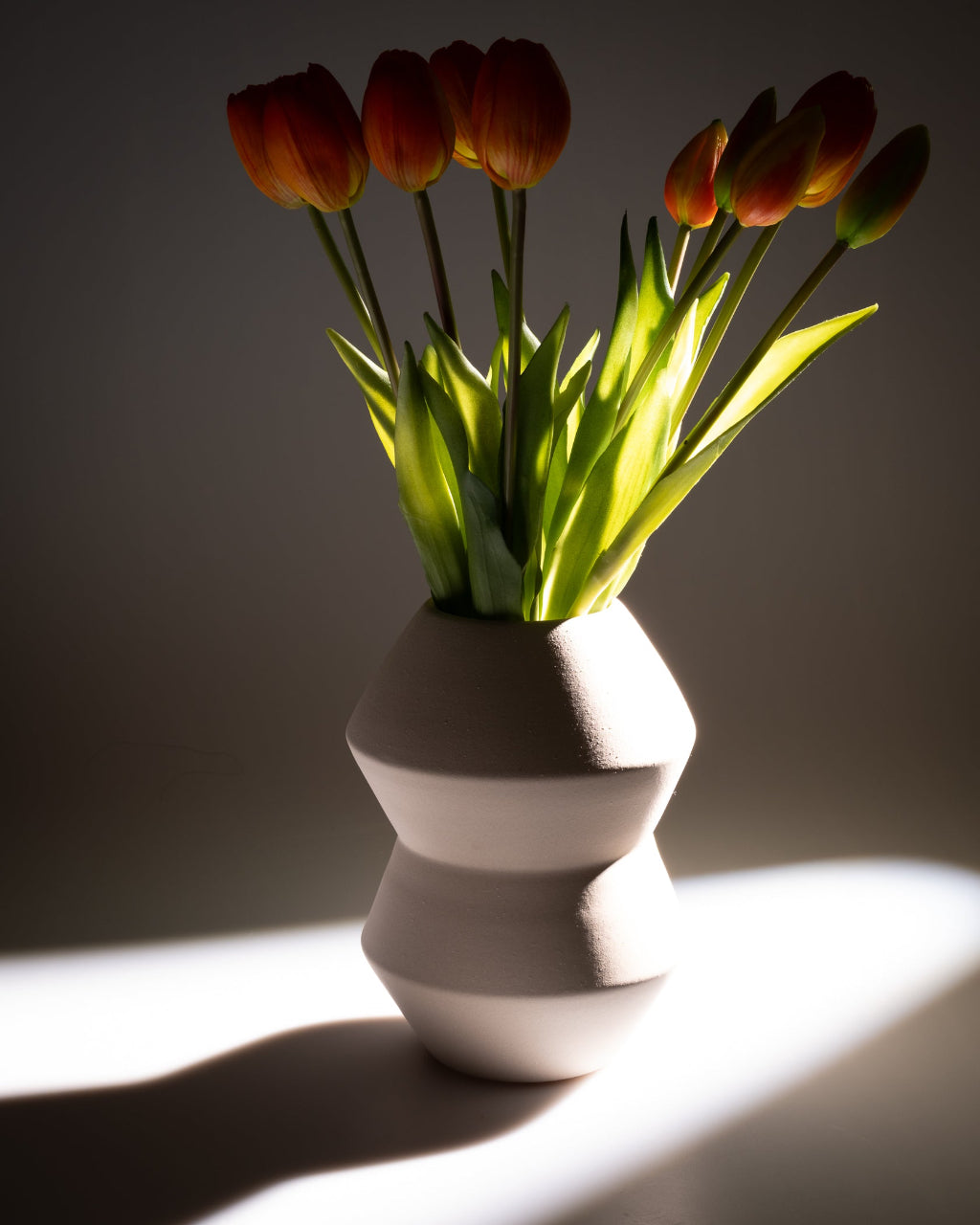 Design Keramik Vase beige