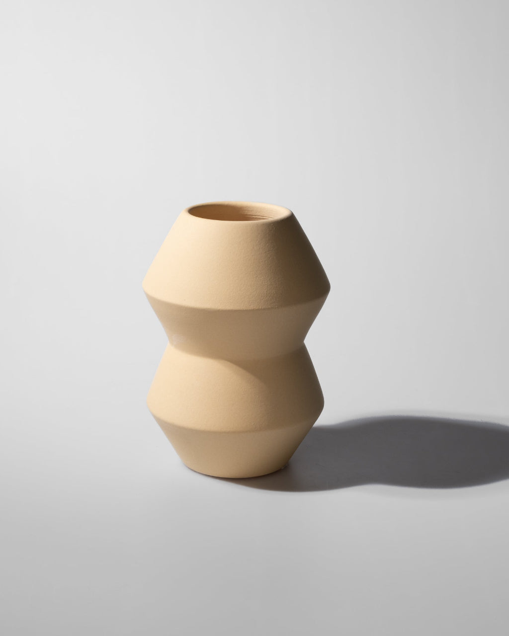 Design Keramik Vase gelb