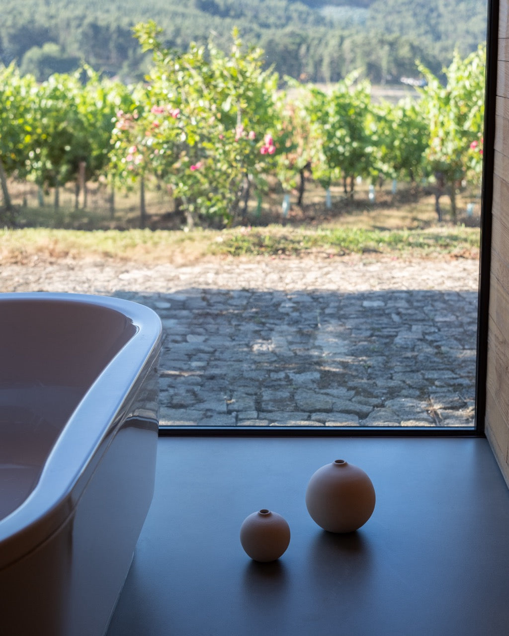 Runde Keramik Vase handgemacht