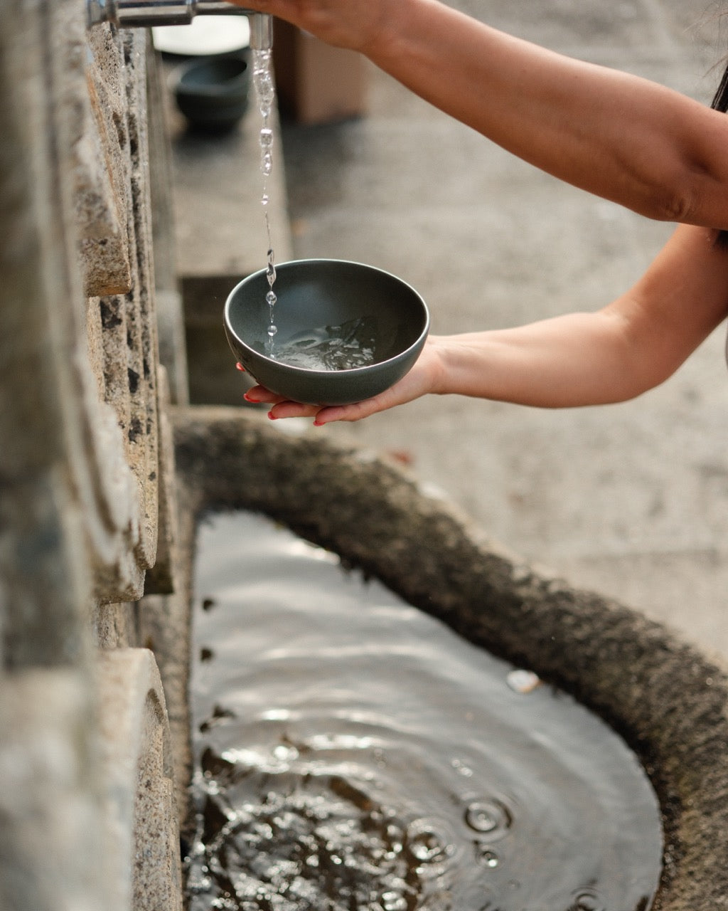 Handgemachtes Keramik Geschirr grün
