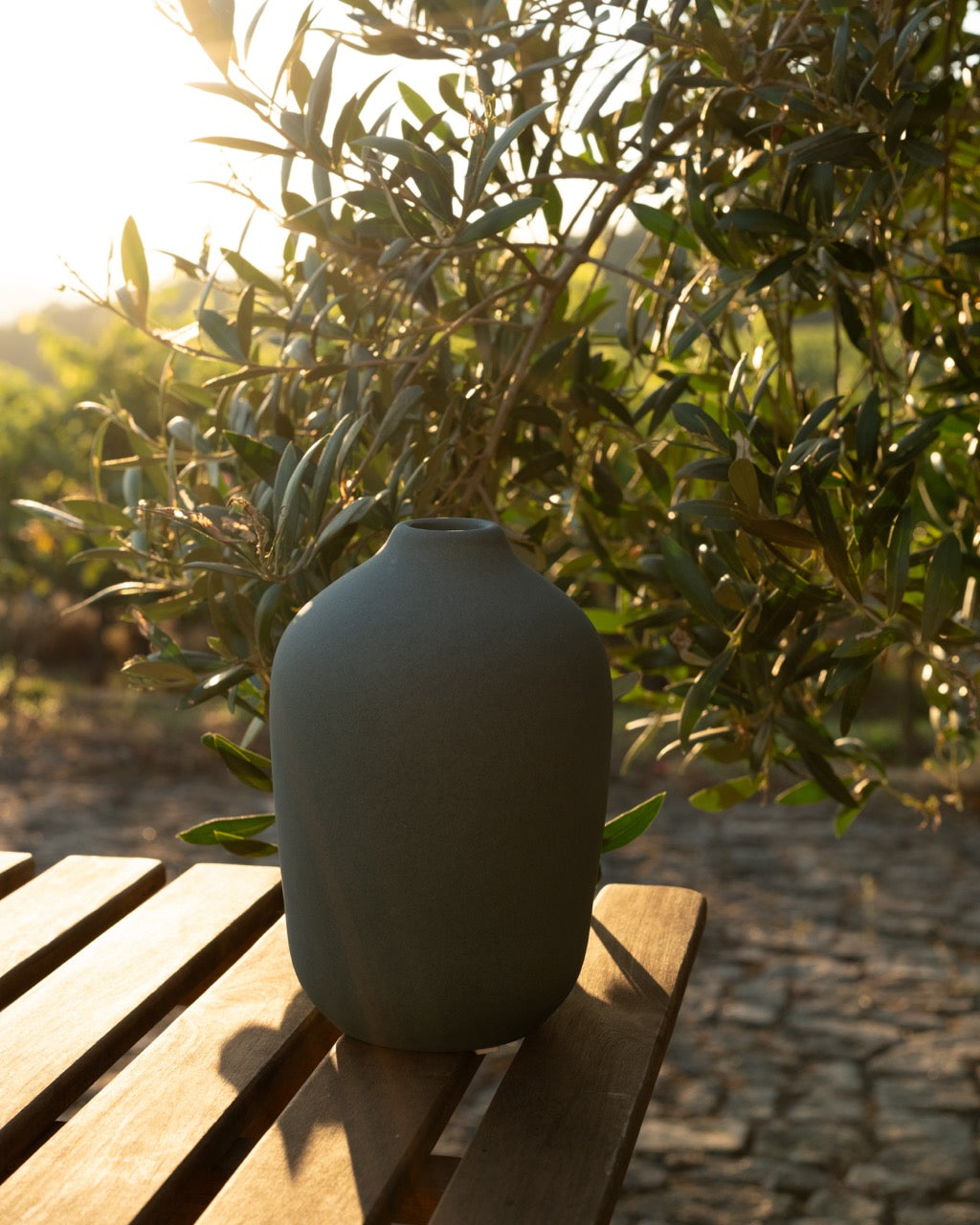 Handgemachte Design Keramik grün