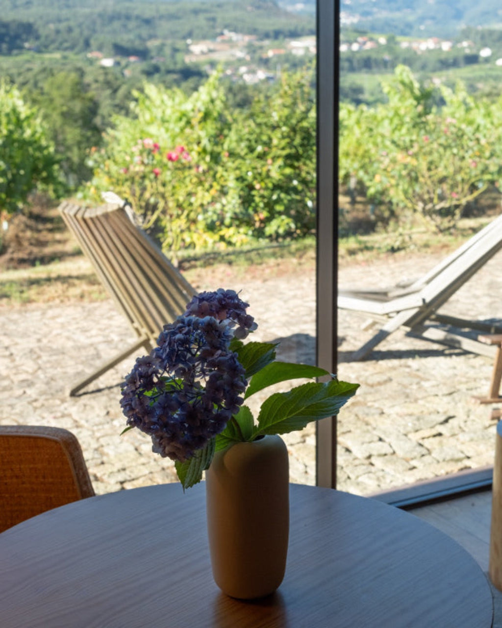 Handgemachte Keramik Vase beige