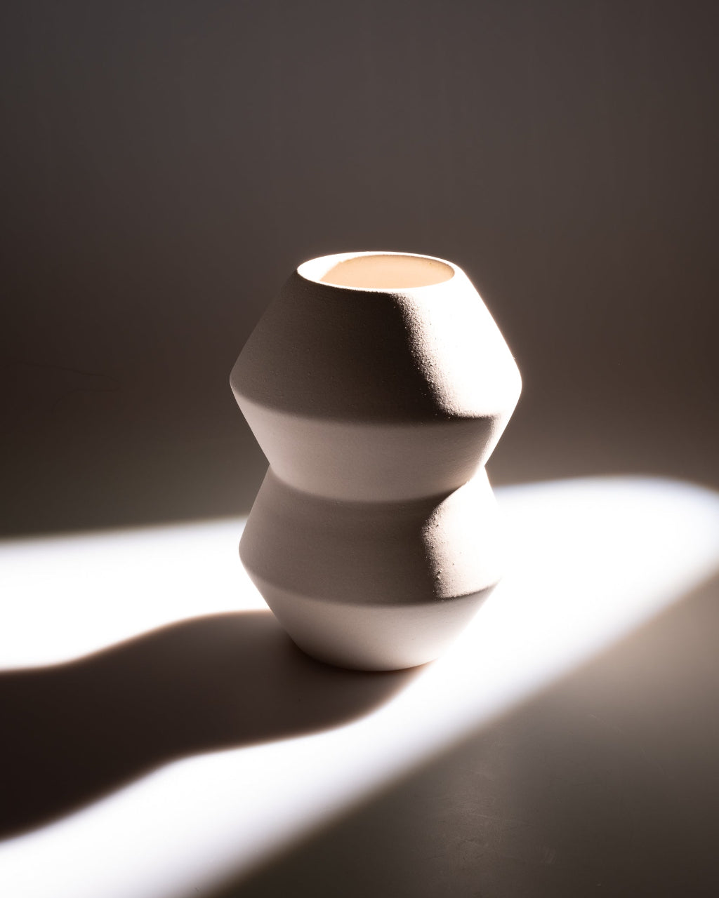 Design Keramik Vase beige